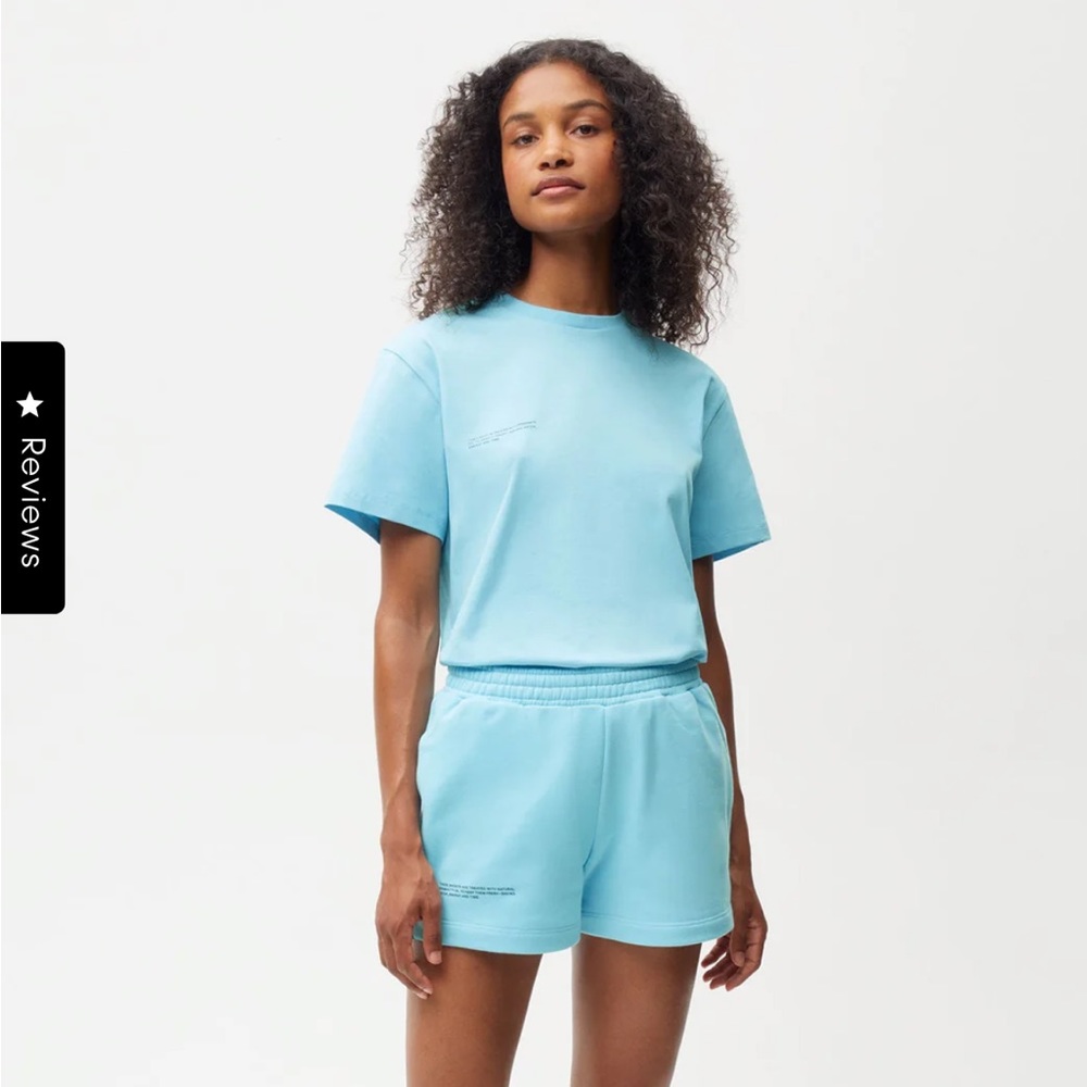 PANGAIA Midweight Shorts - Celestial Blue, Size S